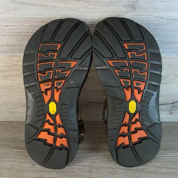 Chaco ZX/2 Unaweep Sandals Women’s 8 Brown Orange Strappy Sport Hiking Slingback - Picture 8 of 8